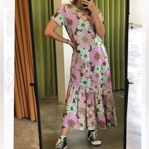 Arthur apparel utopic floral maxi dress size 2